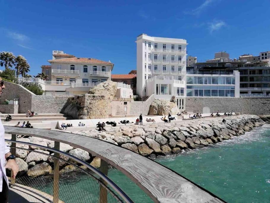 Magnifique Appartement T4, Plage Des Catalans Marseille Eksteriør billede